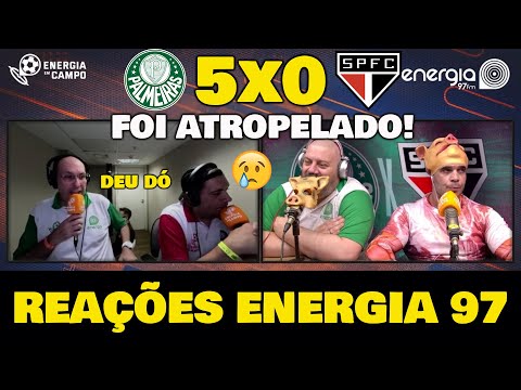 DEU DÓ! REAÇÕES ENERGIA 97 - PALMEIRAS 5x0 SÃO PAULO QUE CHOCOLATE!