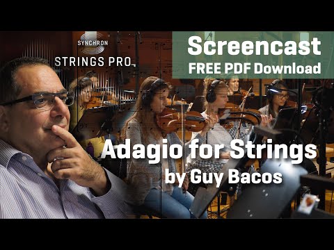 FREE PDF SCORE - Adagio for Strings - Synchron Strings Pro, by Guy Bacos