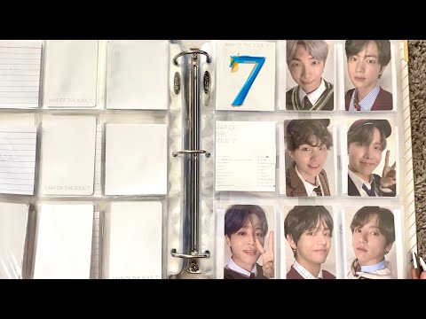 Finally sorting my Map of the Soul: 7 photocards (ɔ◔︣‿◔︣)ɔ 💜
