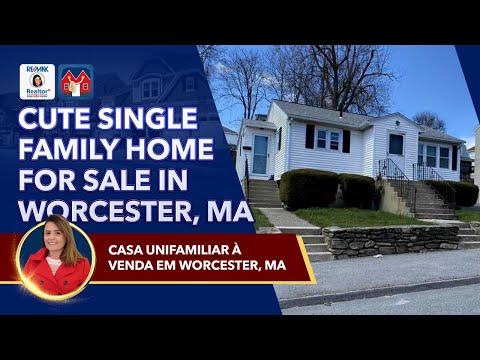 🏡 Cute Single Family Home for Sale in Worcester, MA - with Realtor Marcia Pessanha
