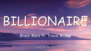 Billionaire - Bruno Mars ( Lyrics Video )