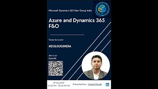 Microsoft Azure in Dynamics 365 FinOps by D365UGIndia via AzureTalks @