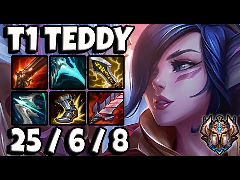 T1 Teddy Xayah ADC vs Cassiopeia - Lol Korea Challenger Patch 11.19 ✅