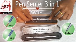 Jual Souvenir Pen Laser 3 Fungsi - Pulpen Laser 3 in 1