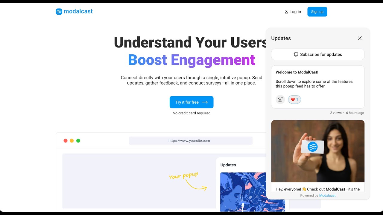 ModalCast demo video