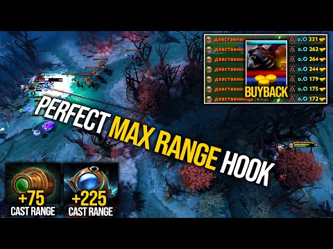 AMAZING CAST RANGE HOOKS!!! OMG PUDGE OFFLANE MAKES URSA CARRY RAGE BUYBACK | Pudge Official
