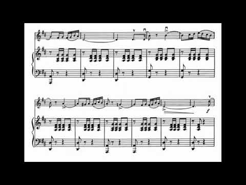 П.Чайковский "Неаполитанская песенка" для скрипки. Партия фортепиано