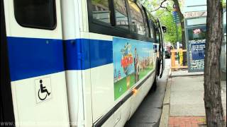 MaBSTOA / NYCTA Bus: Yorkville Bound M31 / Upper West Side Bound M57 (RTSs) at 57th Street / 9th Ave