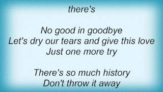 Engelbert Humperdinck - There&#39;s No Good In Goodbye Lyrics