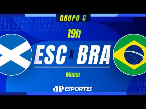 Escócia x Brasil – AO VIVO – 24/06/2026 – Copa do Mundo