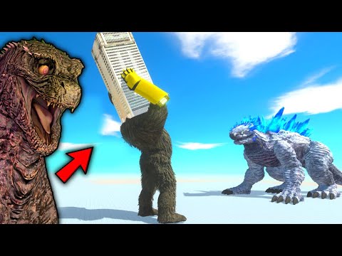 Evolution of KONG Fighting vs ALL Kaiju's