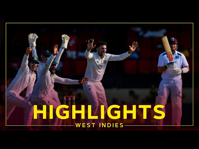 Maharaj Takes 3-37 | Highlights | West Indies v South Africa | 2nd Test Day 3 Maharaj Takes 3-37 | Highlights | West Indies v South Africa | 2nd Test Day 3