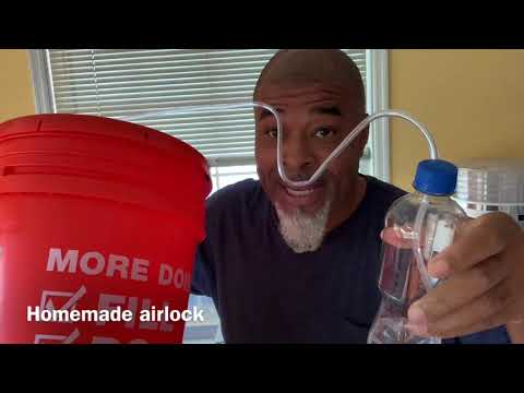 Quarantine project! Make a home brewing station and  airlock for wine.