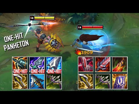 1W = ONE SHOT PANTHEON vs YASUO FULL BUILD FIGHTS & Best Pentakills!