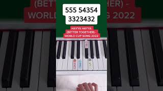 Download lagu Hayya Hayya (Better Together) - FIFA World Cup Song 2022 (Piano Tutorial) #hayyahayya #worldcup2022 mp3