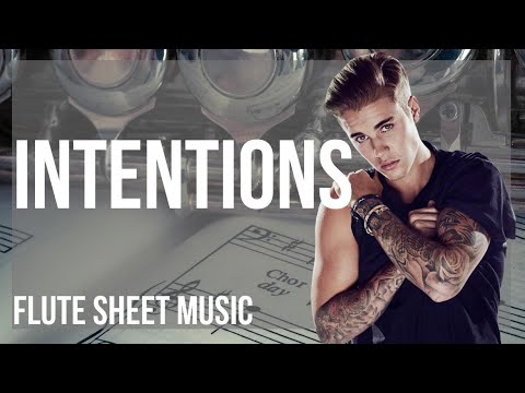 Flute Sheet Music: How to play Intentions by Justin Bieber