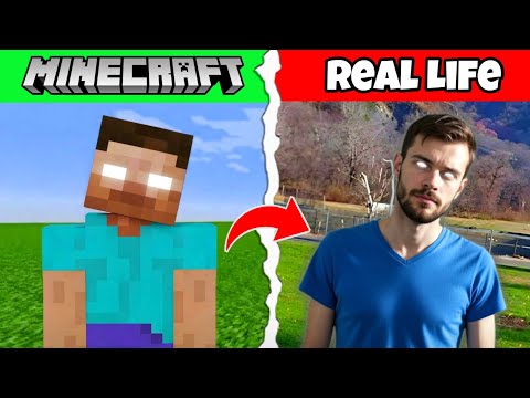 Minecraft Improved Mobs and Characters vs Real Life! | Unseen Real Life