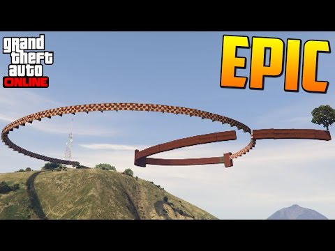 SUPER VELOCIDAD!! MEGA ACROBACIA! - Gameplay GTA 5 Online Funny Moments (Carrera GTA V Xbox ONE)