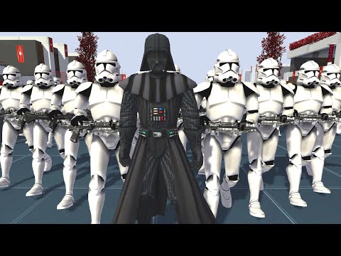 The NEW Imperial CLONE ARMY - Men of War: Star Wars Mod Battle Simulator