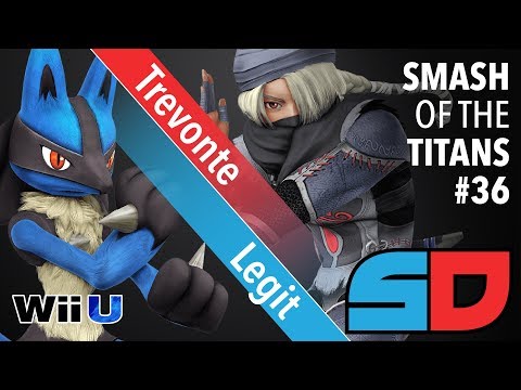Smash of the Titans #36 - Grand Finals: CL|Legit (Lucario/Diddy Kong) vs WtF|Trevonte (Sheik)