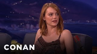 Emma Stone Is Obsessed With K-Pop  - CONAN on TBS