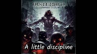 DISTURBED - MIDLIFE CRISIS (FAITH NO MORE COVER) (Lyric Video)