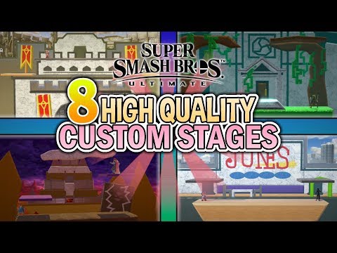 8 HIGH EFFORT Custom Stages in Smash Ultimate Stage Builder (Lot's of Zelda and more)