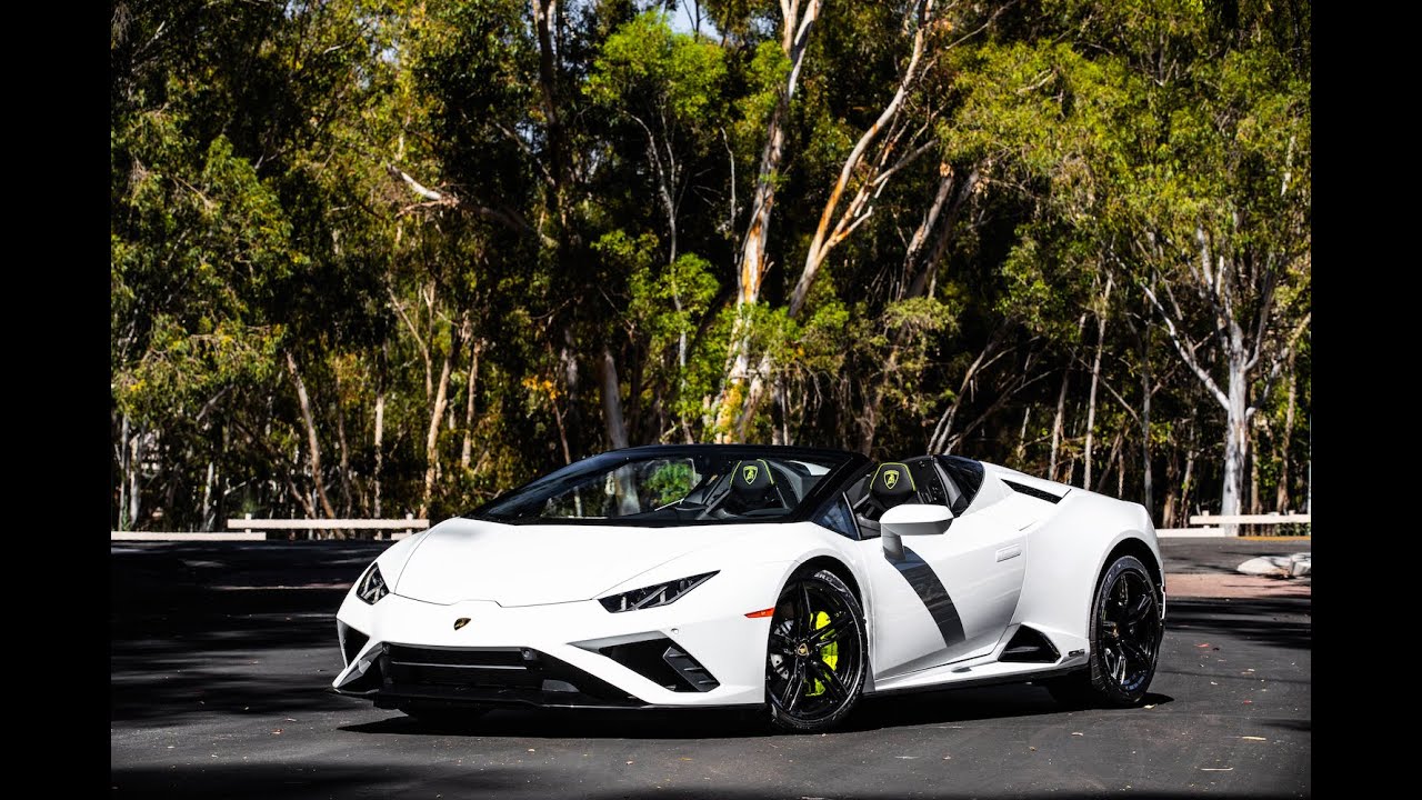Lamborghini Huracan EVO RWD Spyder features with sales manager, Jeremy Hagen.