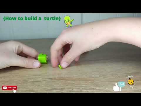 How to build a Lego turtle