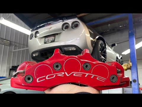 C6 Corvette: Big brake upgrade/ Surprising my boy with a new part for his car!