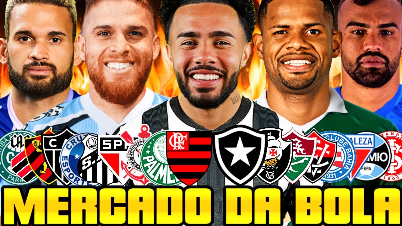 MERCADO DA BOLA 2025 | CLAUDINHO NO BOTAFOGO - BAHIA - FLAMENGO - ATLÉTICO MG - CRUZEIRO - PALMEIRAS