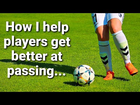 7 soccer drills I use to help players improve PASSING accuracy, technique, and first touch