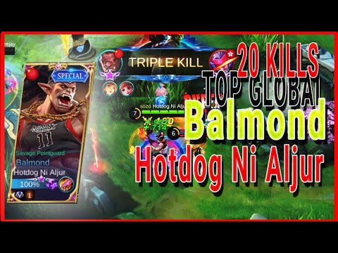 Balmond Savage Pointguard Top Global by Hotdog Ni Aljur‼️Hyper Carry 20 Kills. Game For Life