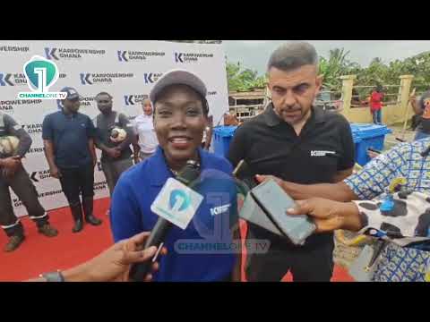 Karpowership Donates Waste Bins, Tools To Effia-Kwesimintsim