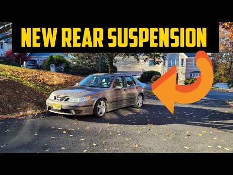 My 200k Mile Saab 9-5 Aero Get a NEW Rear Suspension