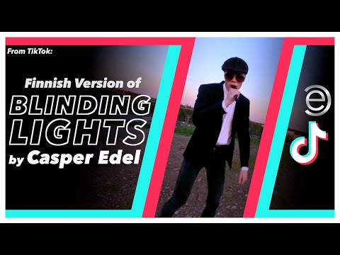 From TikTok: "Blinding Lights" in Finnish by Casper Edel