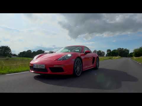 2017 Porsche 718 Cayman S at the Racetrack
