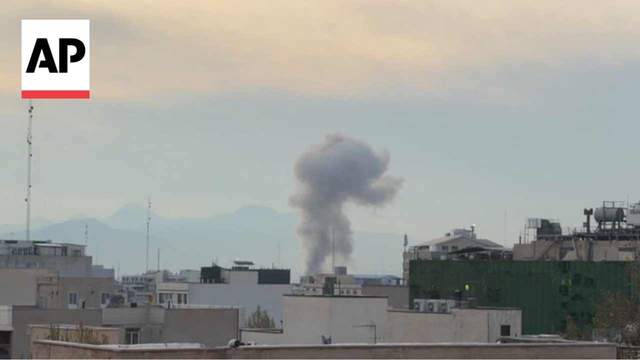 Video | Smoke rises in Tehran following latest Israel and US strike in Iran