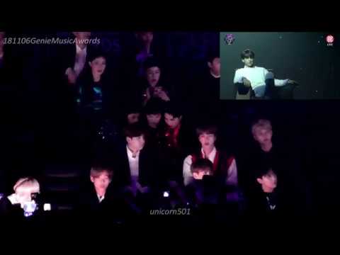 181106 MGA BTS reaction to Stray Kids Hyunjin