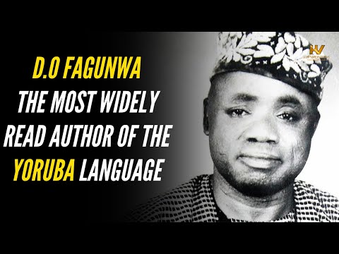 D.O Fagunwa: The Most Widely Read Author of the Yoruba Language