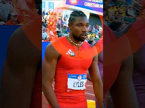 Noah Lyles Mother Was There In Case He Had a Asthma Attack ❤️🇺🇸