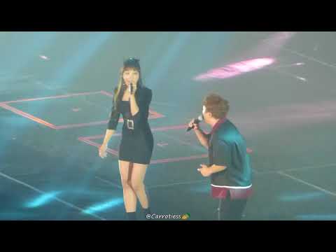 Eunji & Huh Gak - Short Hair @ HallyuPopFest 180907