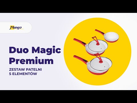 Duo Magic Premium - zestaw patelni 5 elementów | Mango.pl