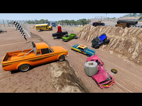Racing Random Cars on Dangerous Dirt Racetrack