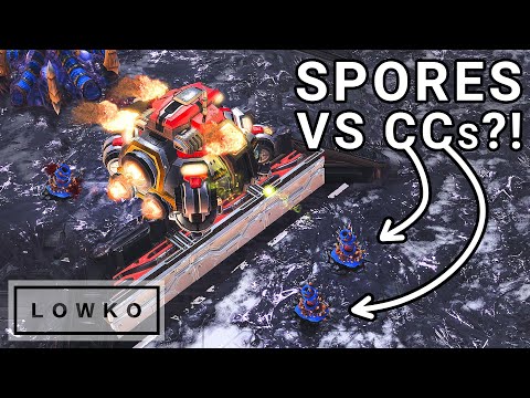 StarCraft 2: uThermal Builds 20+ COMMAND CENTERS! (Macro Game)