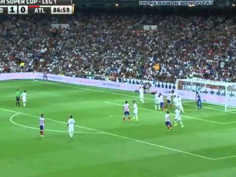 Real Madrid vs Atletico Madrid  ( 1-1 ) All Goals And Highlights - SuperCopa España - 2014