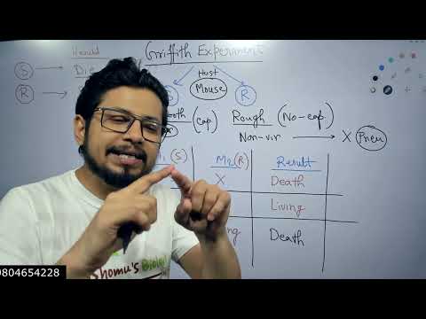 Griffith experiment | Bacterial transformation experiment explained