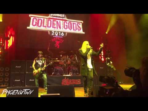 Saxon - Ace of Spades (with Phil Campbell & Mikkey Dee) (Metal Hammer Golden Gods 2016) 13/6/16