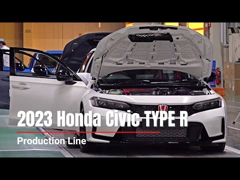Thumbnail for 2023 Honda Civic TYPE-R Production Line | Honda Factory Tour in Japan - How Honda Car is Made by Hatchback, Renault, Volkswagen, video, Honda Type R, Car, Truck, vide, Honda Civic