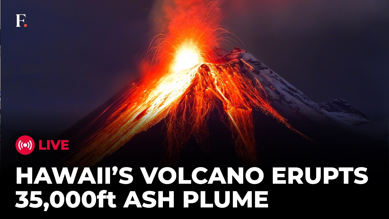 Kilauea Volcano Eruption LIVE | Lava Fountains Soar, Ash Plume Hits 35,000 Ft